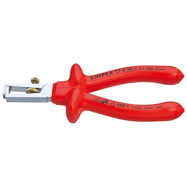Stripping pliers, chrome-plated, dipped insulation, VDE tested type 11 07